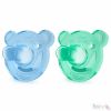 Пустышка силиконовая с щитком 2 шт синяя зеленая scf 194/01 Avent от 0 до 3 мес Пустышка силиконовая с щитком 2 шт синяя зеленая scf 194/01 Avent от 0 до 3 мес