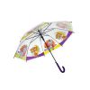Зонт-трость, полуавтомат, 20, R=42см, цвета МИКС