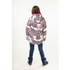 Зимняя куртка для девочки из мембраны "Сова" мультиколор р.146,152,158,164
