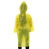 Дождевик детский однотонный жёлтый, рост 120-160 см