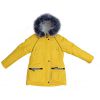 Зимняя парка из мембраны «Алиса» цвет желтый Рост 128, 134, 140, 146