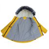 Зимняя парка из мембраны «Алиса» цвет желтый Рост 128, 134, 140, 146
