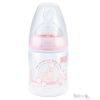 Бутылочка пластиковая с силиконовой соской размер 1 М First Choice Plus Baby Rose 150 мл Nuk