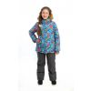 Зимний комплект из мембраны "Эльза" бирюзовый/серый принт р.146,152,158 Зимний комплект из мембраны "Эльза" бирюзовый/серый принт р.146,152,158