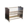 Детская кроватка «Колибри Классик-4» на колёсах или качалке, цвет венге