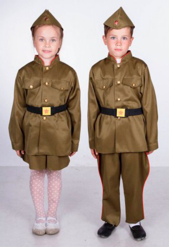 Военный костюм 9 мая