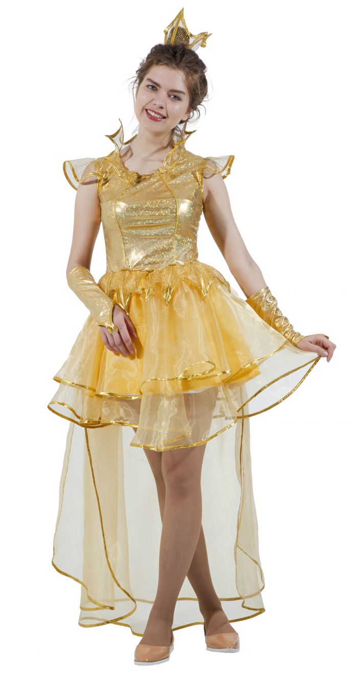 Карнавальный костюм Золотая рыбка, рост 134 см