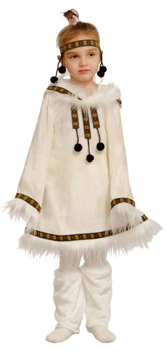 Национальный костюм мальчика эскимоса, рост 116-142 см