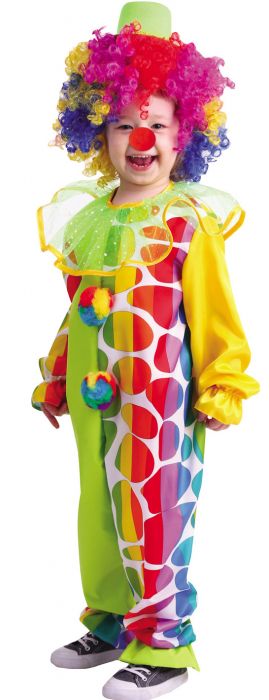 Костюм клоуна: комбинезон, парик, шляпка, нос (Россия) купить в Иркутске